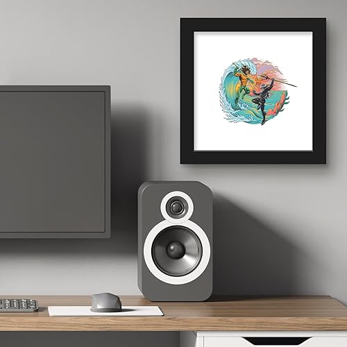 Miniatura 5 de Trends International Gallery Pops DC Comics - Póster de la película Aquaman y el Reino Perdido - Póster de pared de lucha de manta negra Aquaman