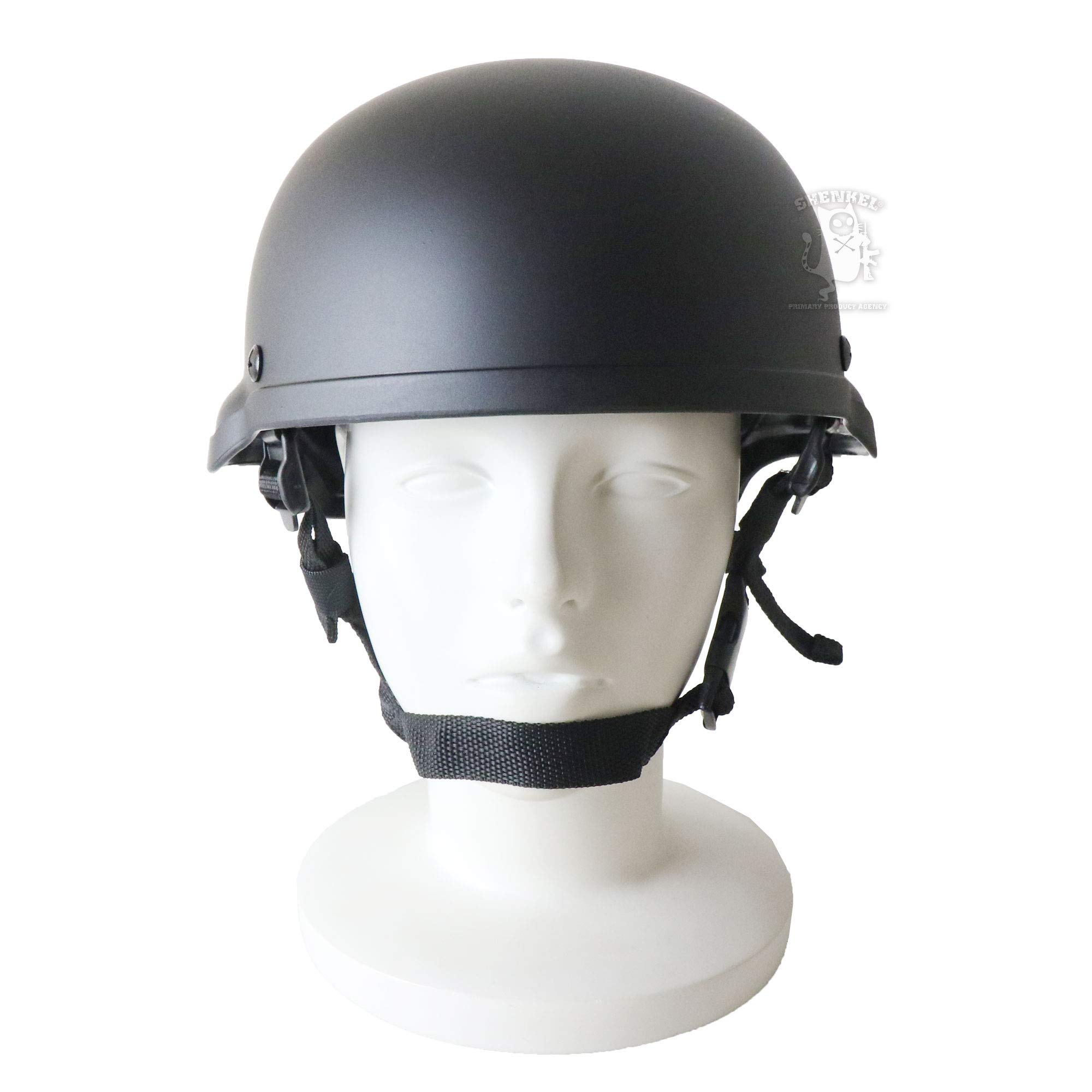 Amazon.co.jp: MICH2002タイプ 4点式あご紐ヘルメットBK 耳あり : ホビー