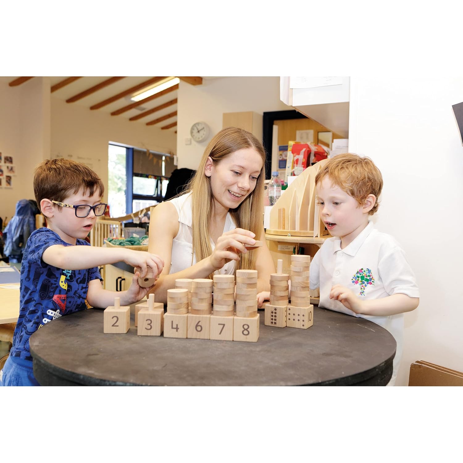 Yellow Door 1-10 Number Stacker - Count and Learn Through Fun and Play