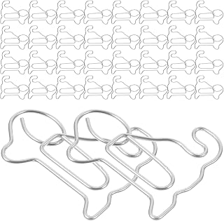 Creative Dog-Shaped Metal Paper Clips 50pcs Small Unique Document Clips Office Paperclip for School and Home Organization