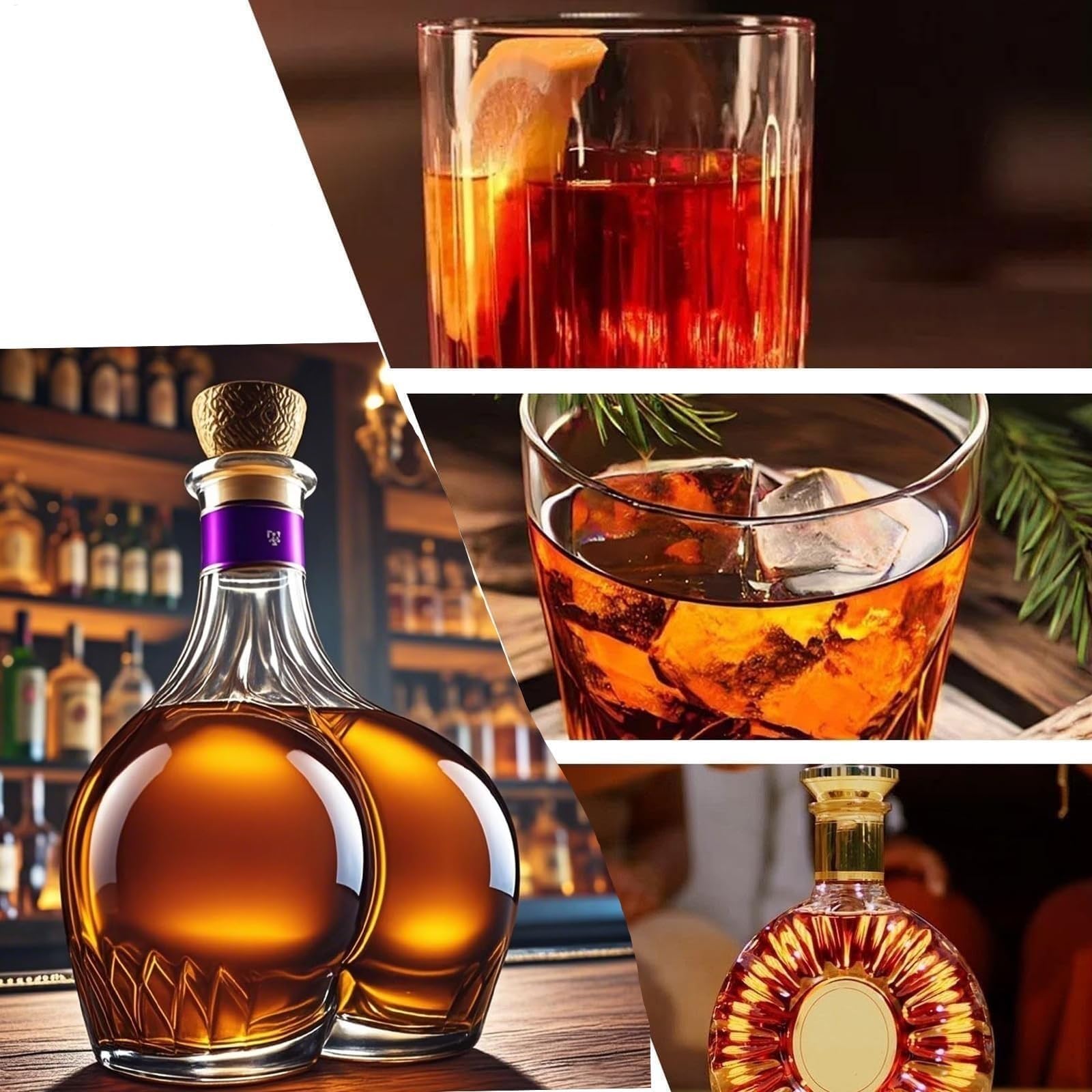Bouteille de whisky drôle de 300 ml, carafe à vin en verre fantaisie, carafe créative soufflée à la main, bouteille d'alcool unique en forme de fesses pour les fêtes, décoration de bar, design étanche