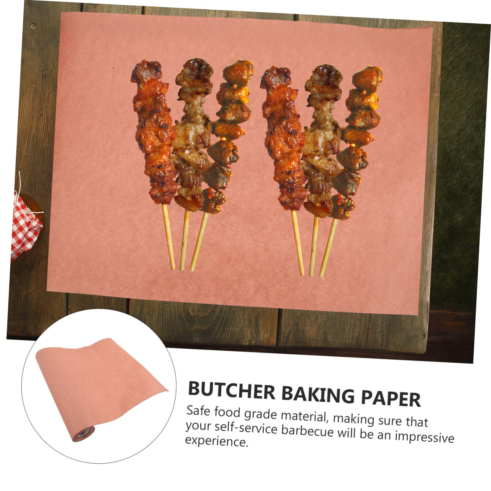 UPKOCH Carta da Forno Antiaderente Carta da Forno per Cucina Spessa Adatta per Affumicare Carne Pane Biscotti e Verdure Utilizzabile come Alimentare