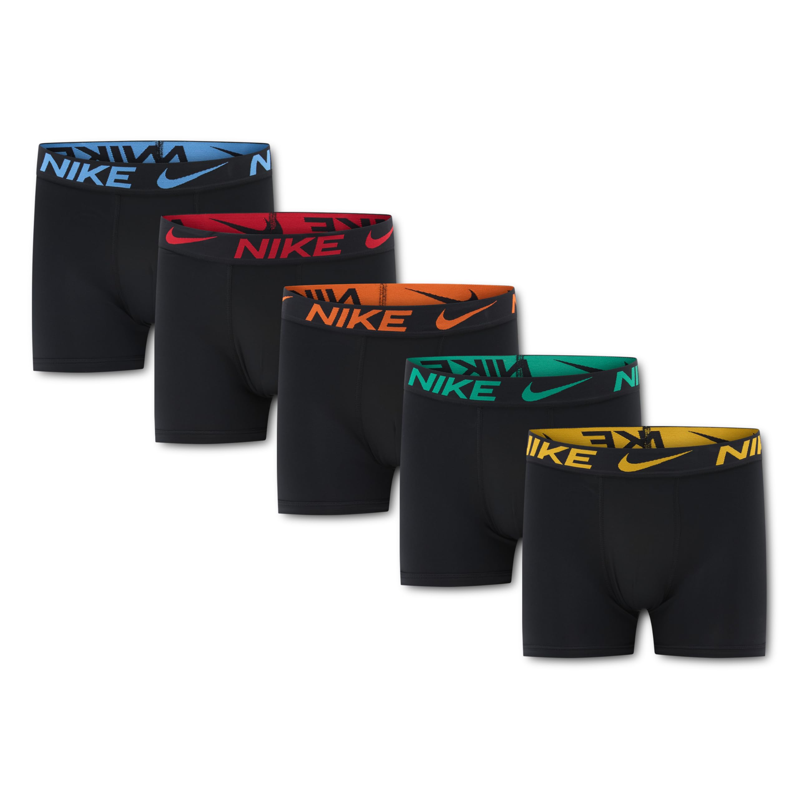 Nike Dri-FIT Color Pop Boxershorts, 5er-Pack, Klasse Schule (9N1159-023, mehrfarbig)