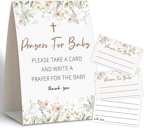 Decoraciones bohemias para baby shower, oraciones para bebé, tarjetas de oración para baby shower, Biblia de bebé, juegos de baby shower, tarjetas