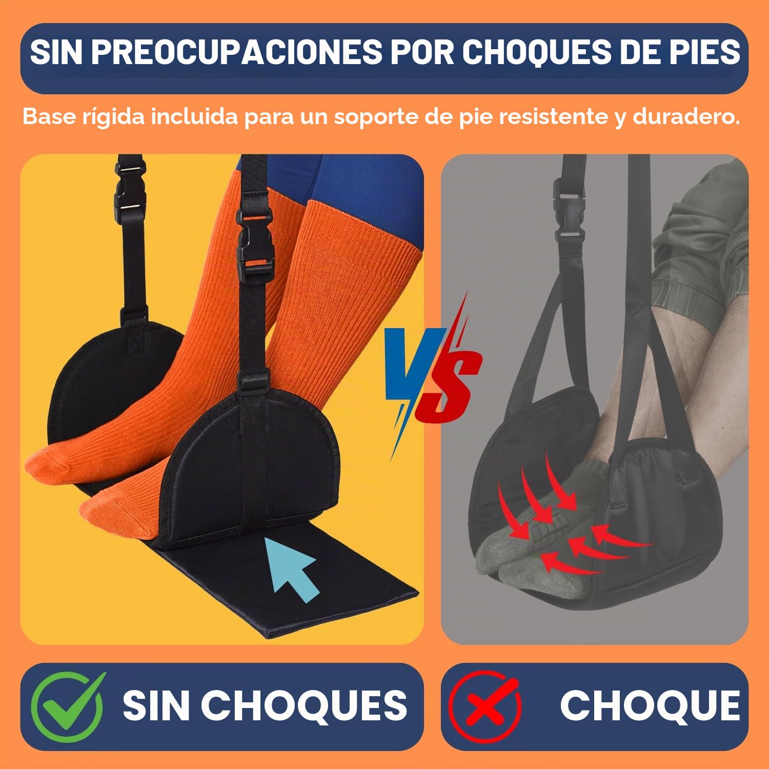 Hamaca reposapiés para silla de ruedas – Cabestrillo colgante para reposapiés ajustable para silla de ruedas con tabla de apoyo y correas para pies