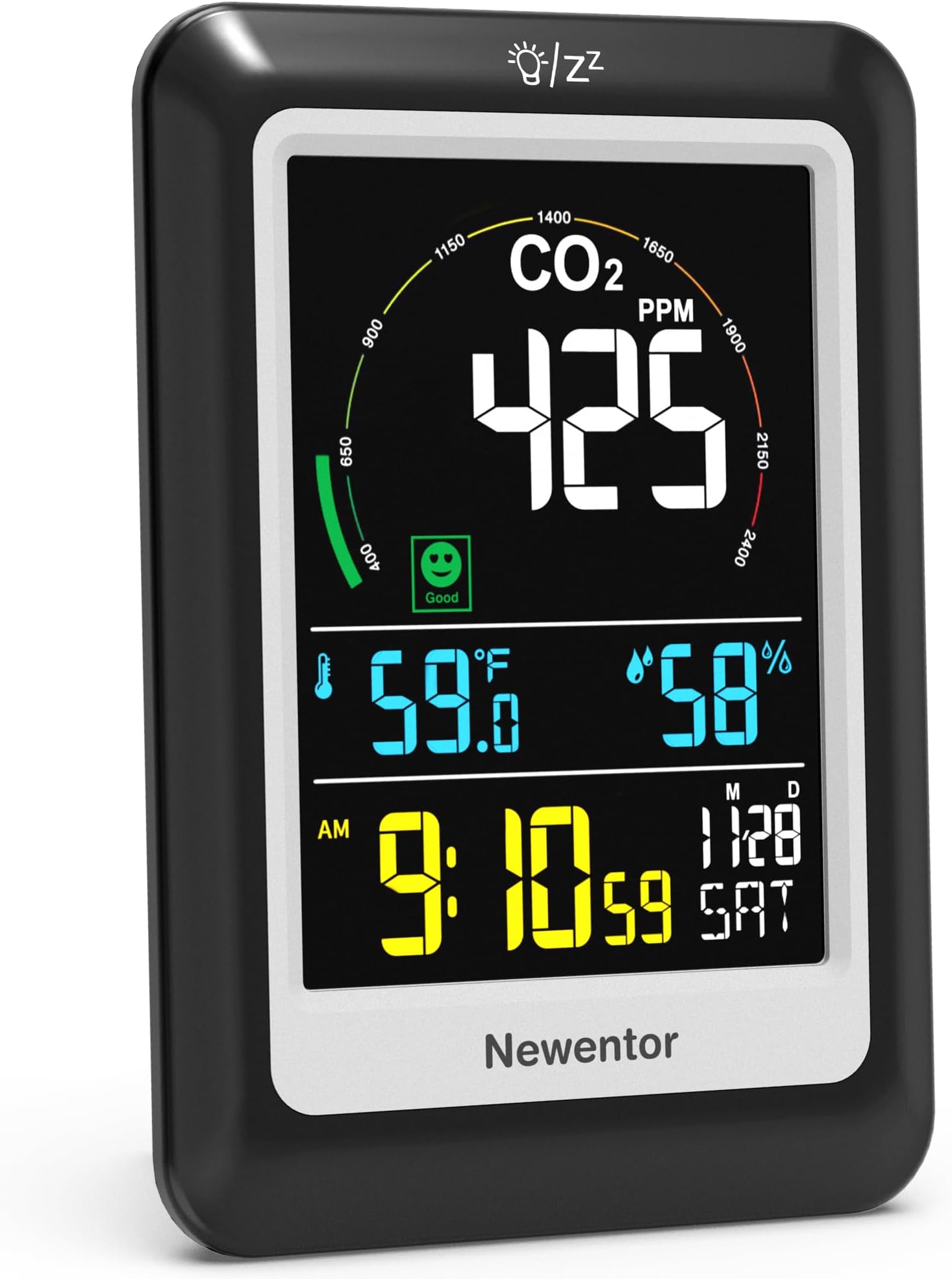 INKBIRDPLUS Portable CO2 Detector, Mini Indoor CO2 Monitor, NDIR Sensor ...