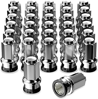 14x1.5 Alcoa Dually Lug Nuts, 32PCS M14x1.5 OEM Lug Nut with Attached Washers for 2017-2022 F250 F350 Replace HCPZ-1012-B & HCPZ-1012-A