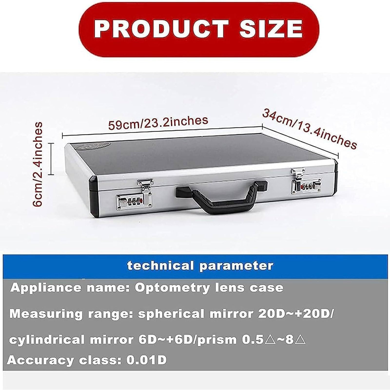 Lenti di prova ottiche da 266 pezzi, set di kit optometrico, lenti per ottici con occhiali di prova, lenti scatola optometrica attrezzatura di prova accessori per la protezione degli occhi