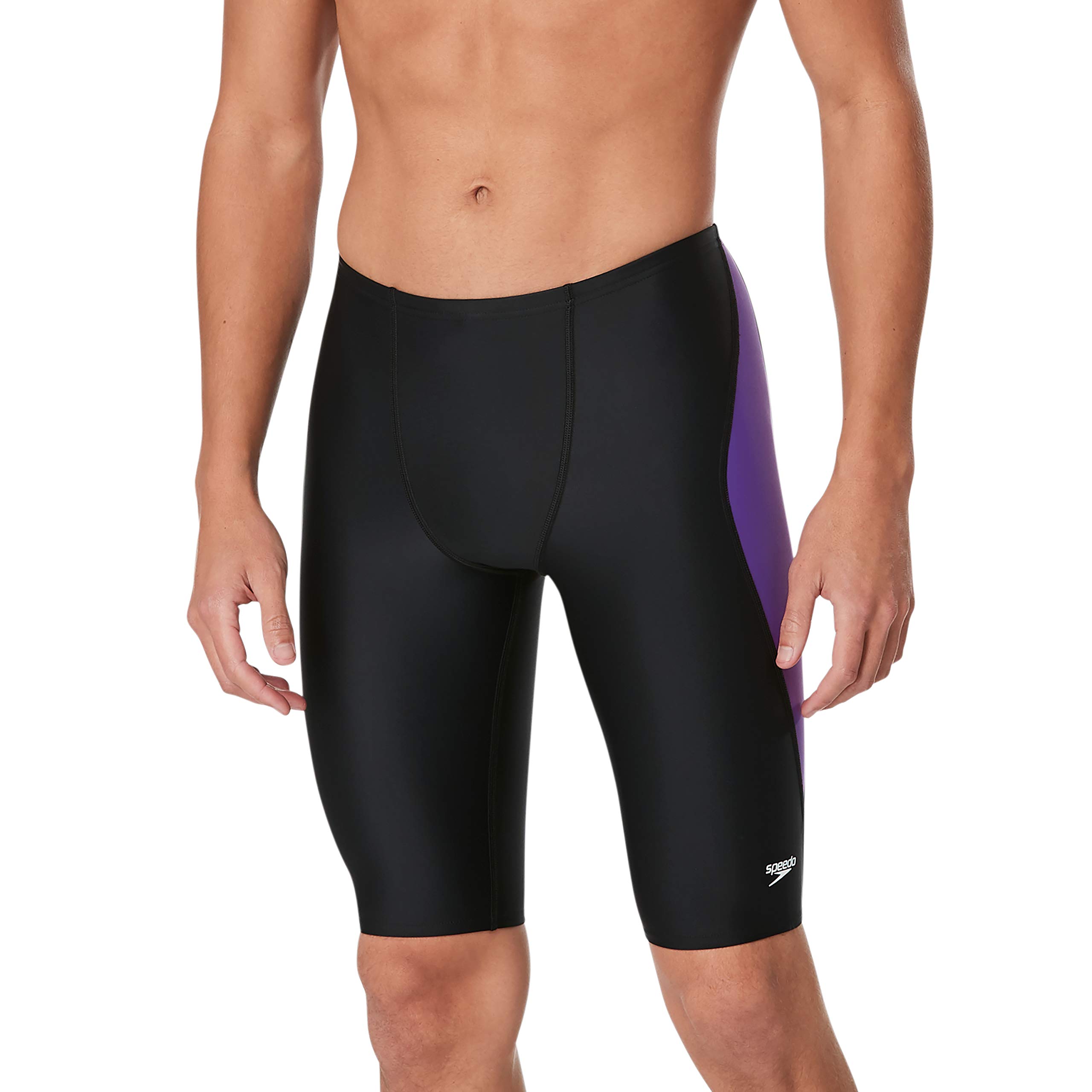 SpeedoMen's Swimsuit Jammer Powerflex Eco Revolve Splice Team Colors Jammer