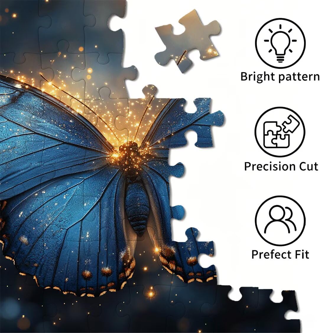 Puzzles 1500 Piezas, Puzzle Madera Mariposas sueño, n-245