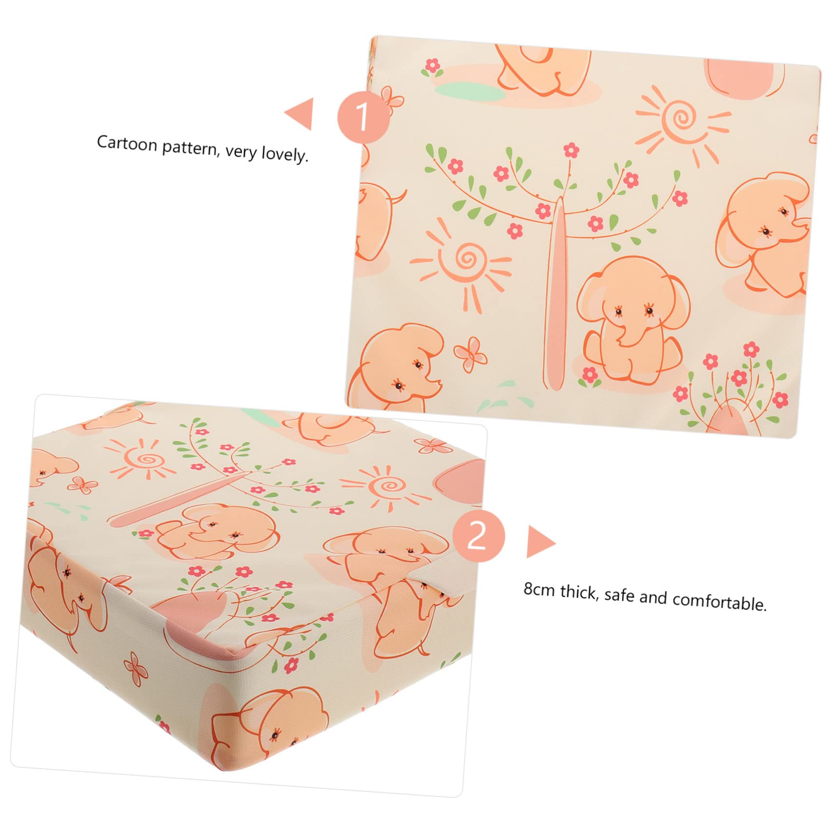 TOYANDONA Cojín Elevador Para Silla De Comedor Colchón Creciente Almohada Para Niños Almohadilla De Aumento De Silla Niño Pequeño Material De Poliéster Impermeable. Viajar Asiento