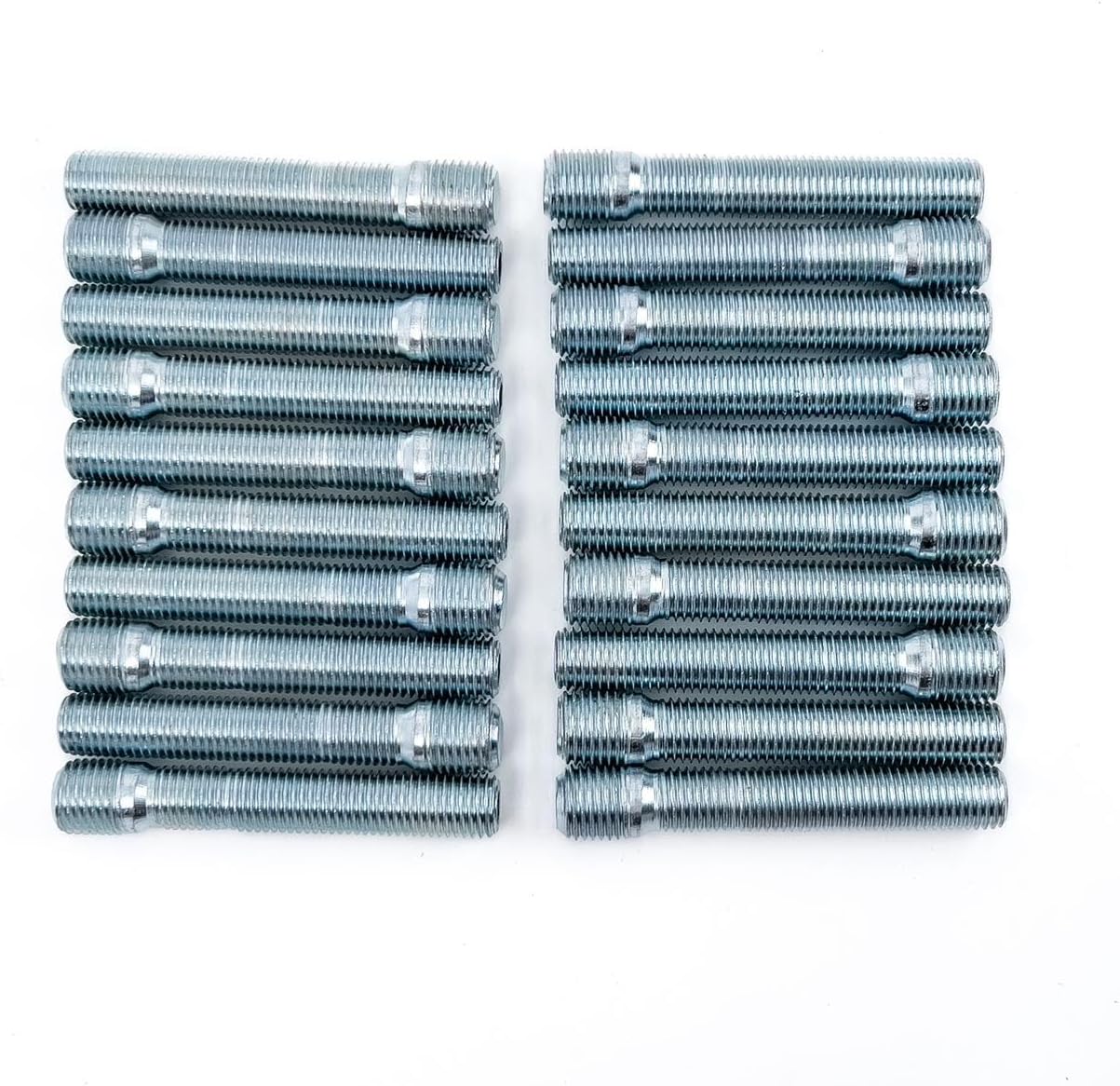 Customadeonly 20pc Silver Stud Conversion Kit Thread Pitch: 14x1.5, Total Length 80mm, Shank Length 63mm, Carbon Steel, Compatible for Porsche VW Audi with 14x1.5 Only