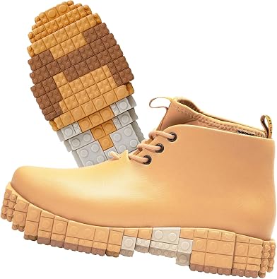 Ccilu XpreSole Blocks Mens High-Top Boots, Waterproof, Lightweight, 100% Vegan, Non-Slip, Shock Absorption, Made from Coffee Grounds