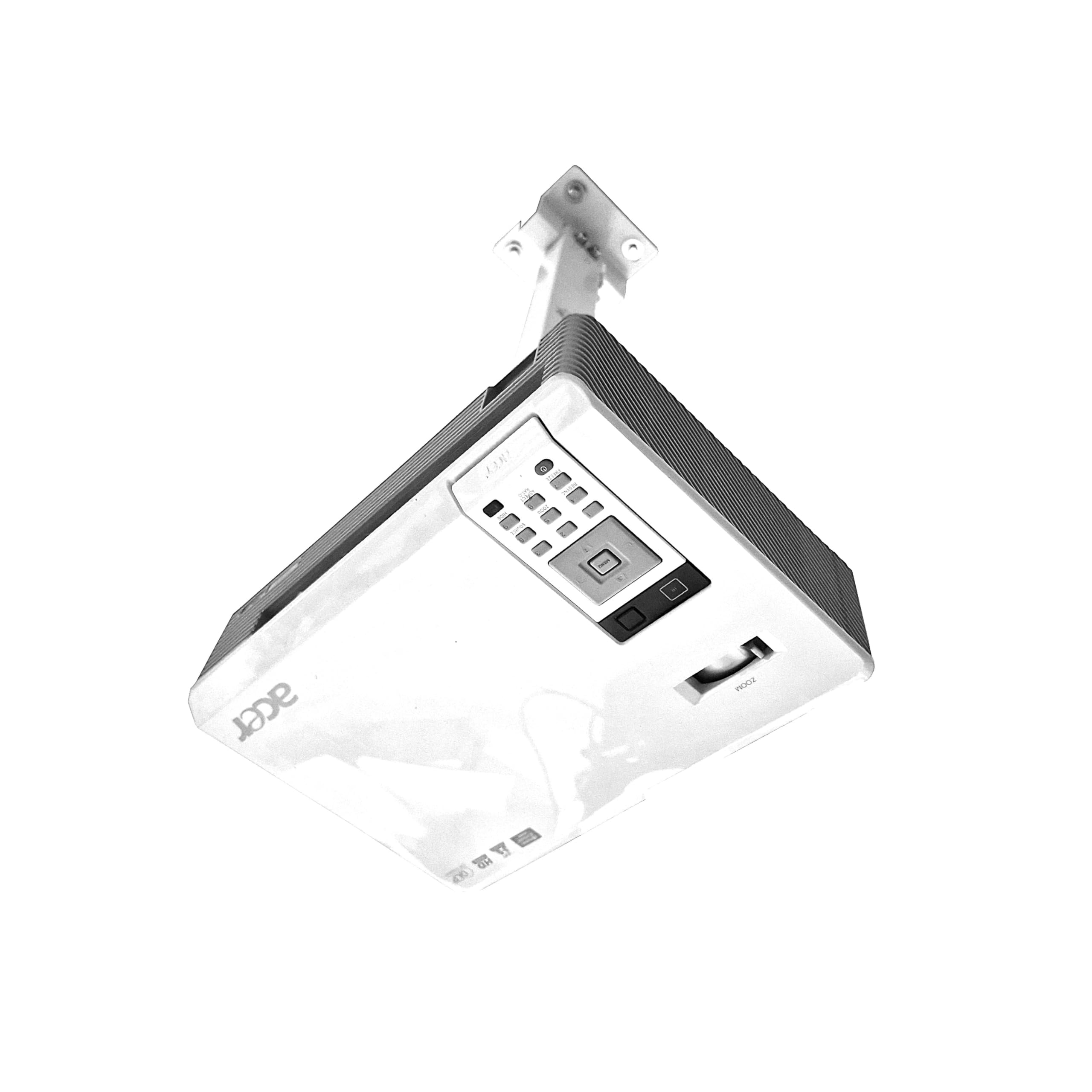 ELIX Supporto da soffitto per proiettore Acer H5386BDi H6542BDi H6546Ki, montaggio su misura, fissaggio sicuro per proiettori proiettori