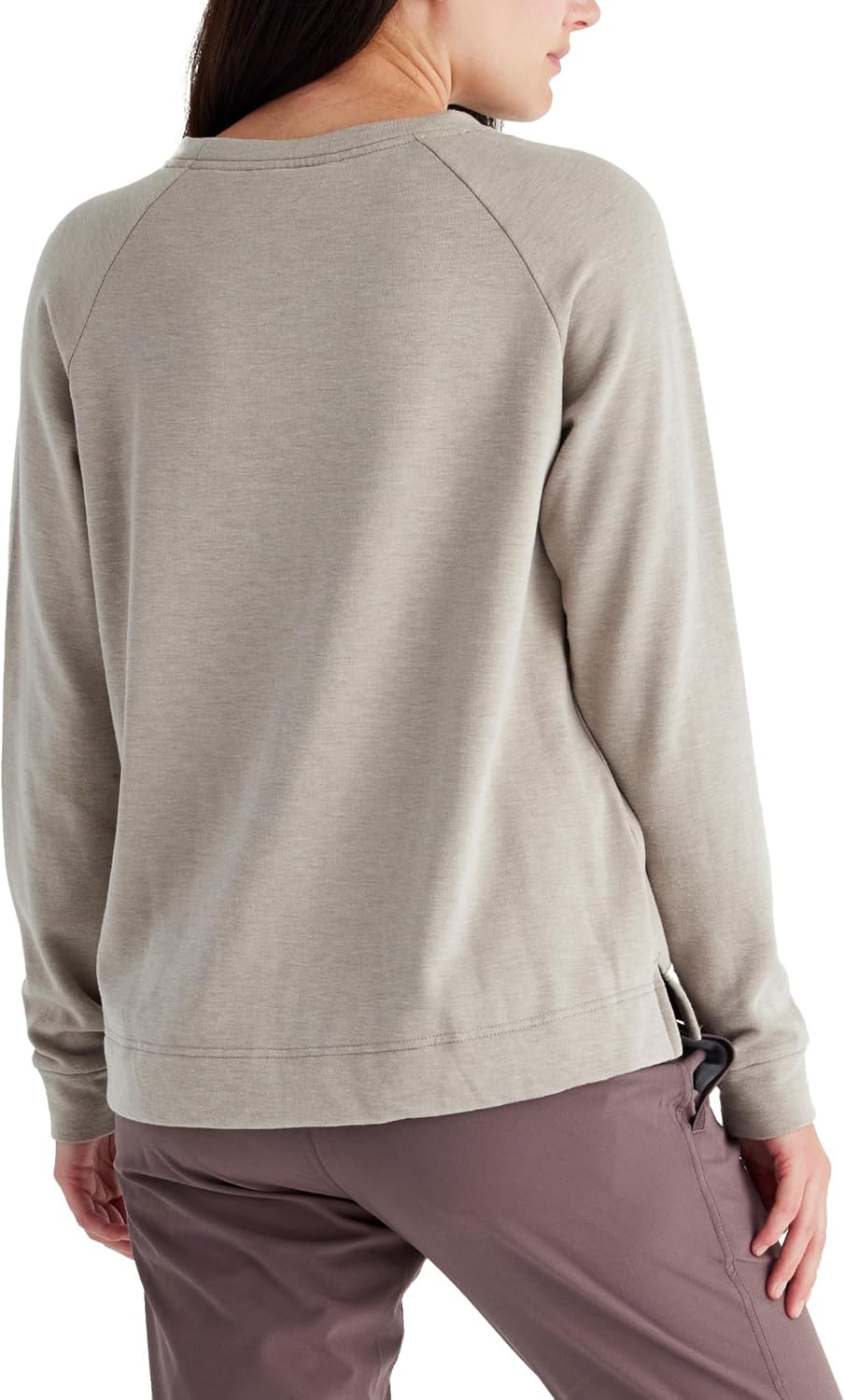 Free Fly Women's Fleece Crewneck Pullover - Bamboo Viscose Lightweight Fall Essentials, Long Sleeve Sweatshirts for Women - Image 2