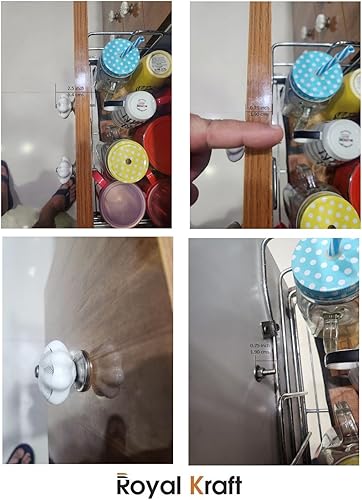Miniatura 4 de Royal Kraft Pomos de cerámica pintados a mano vintage para armario de cocina, puerta y cajón, armario, armario (10 diseños x 2 piezas  20 perillas)