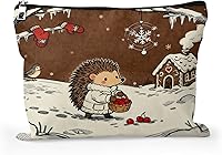 Vista 14 de Cafl Bolsa de maquillaje para viajes, artículos esenciales para organizar joyas, bolsa de cosméticos para el cuidado de la piel, neceser