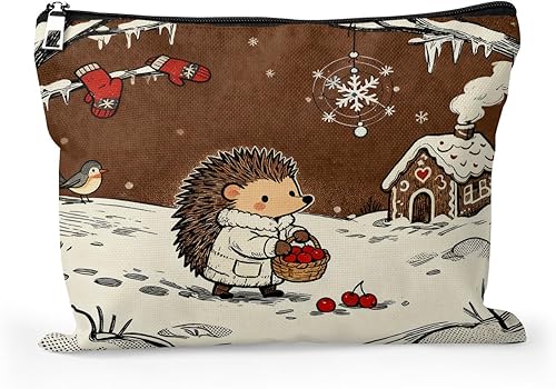 Miniatura 14 de Cafl Bolsa de maquillaje para viajes, artículos esenciales para organizar joyas, bolsa de cosméticos para el cuidado de la piel, neceser