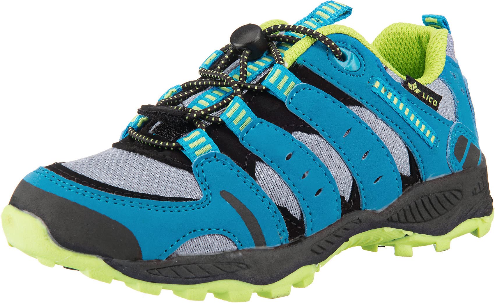Lico Unisex Kinder Fremont Trekking-& Wanderhalbschuhe, Grau Blau Lemon, 38 EU