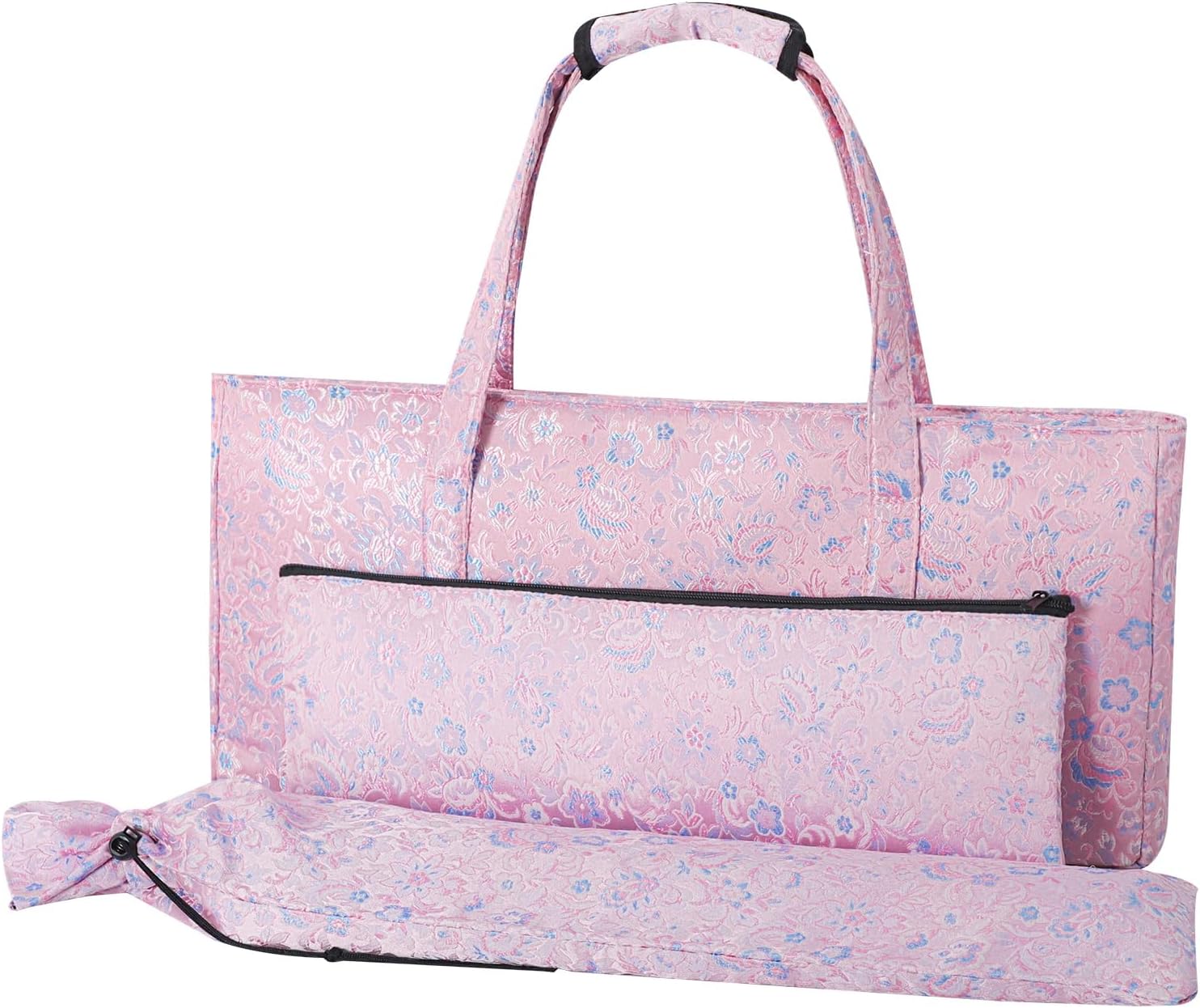 TIASUSAN Empty American Mahjong Set Bag with Mahjong Tiles Bag and Mahjong All-in-One Rack/Pushers Drawstring Sleeve (Only Case