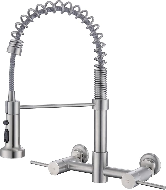 Best Wall Mount Kitchen Faucet That Will Transform Your Sink! 12 71HGMR6aFUL. AC SX679