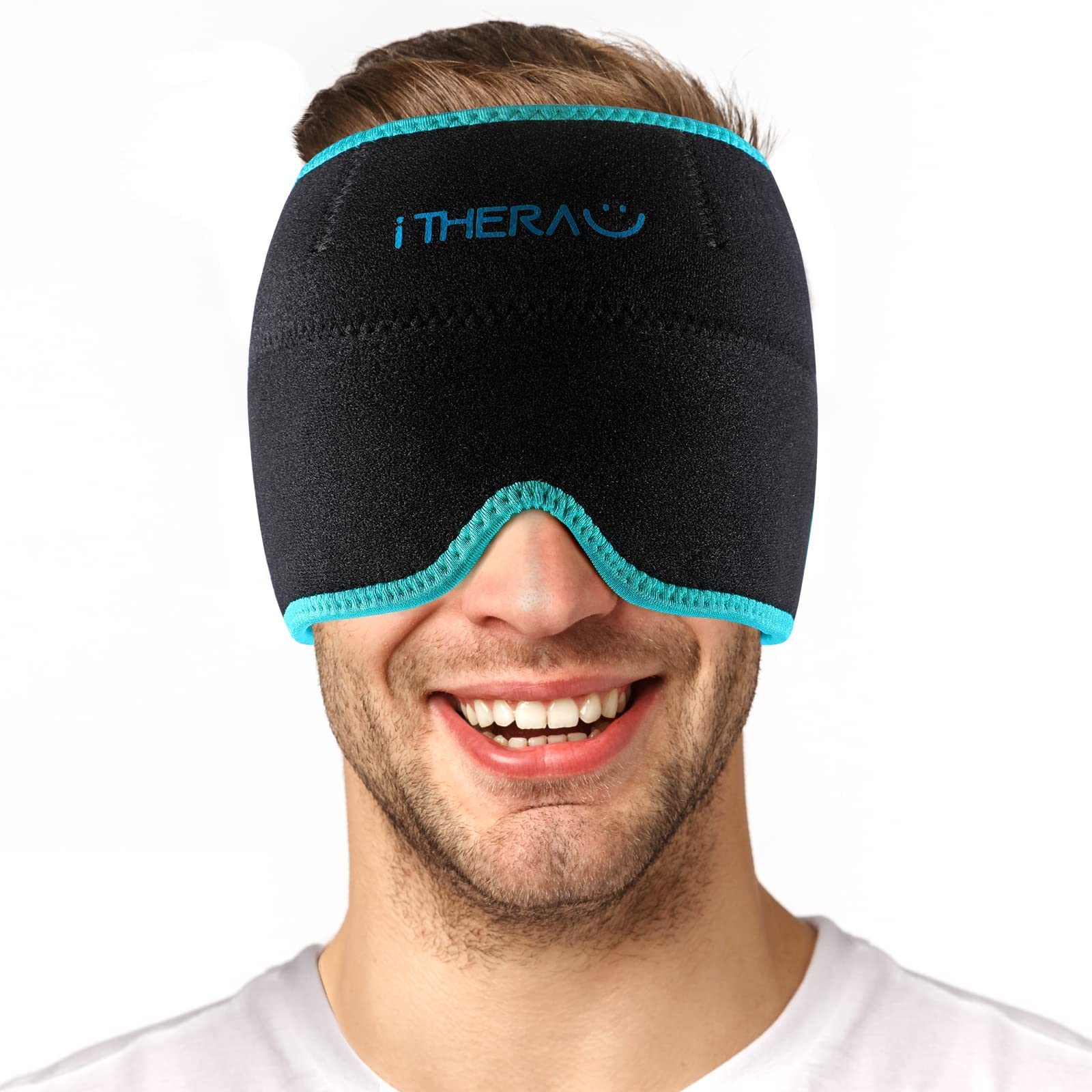 Buy iTHERAU Migraine and Headache Relief Hat, Reusable Cold Compress