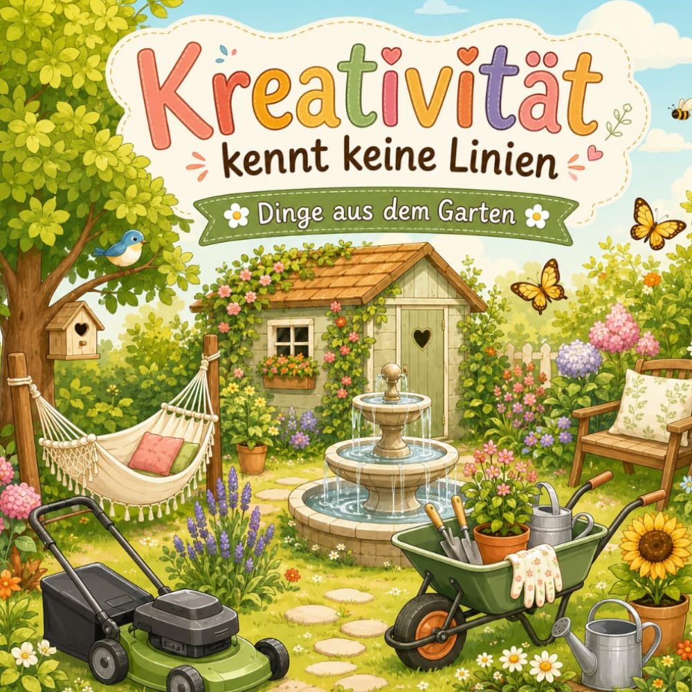 Kreativität kennt keine Linien: Dinge aus dem Garten ab 2 Jahren