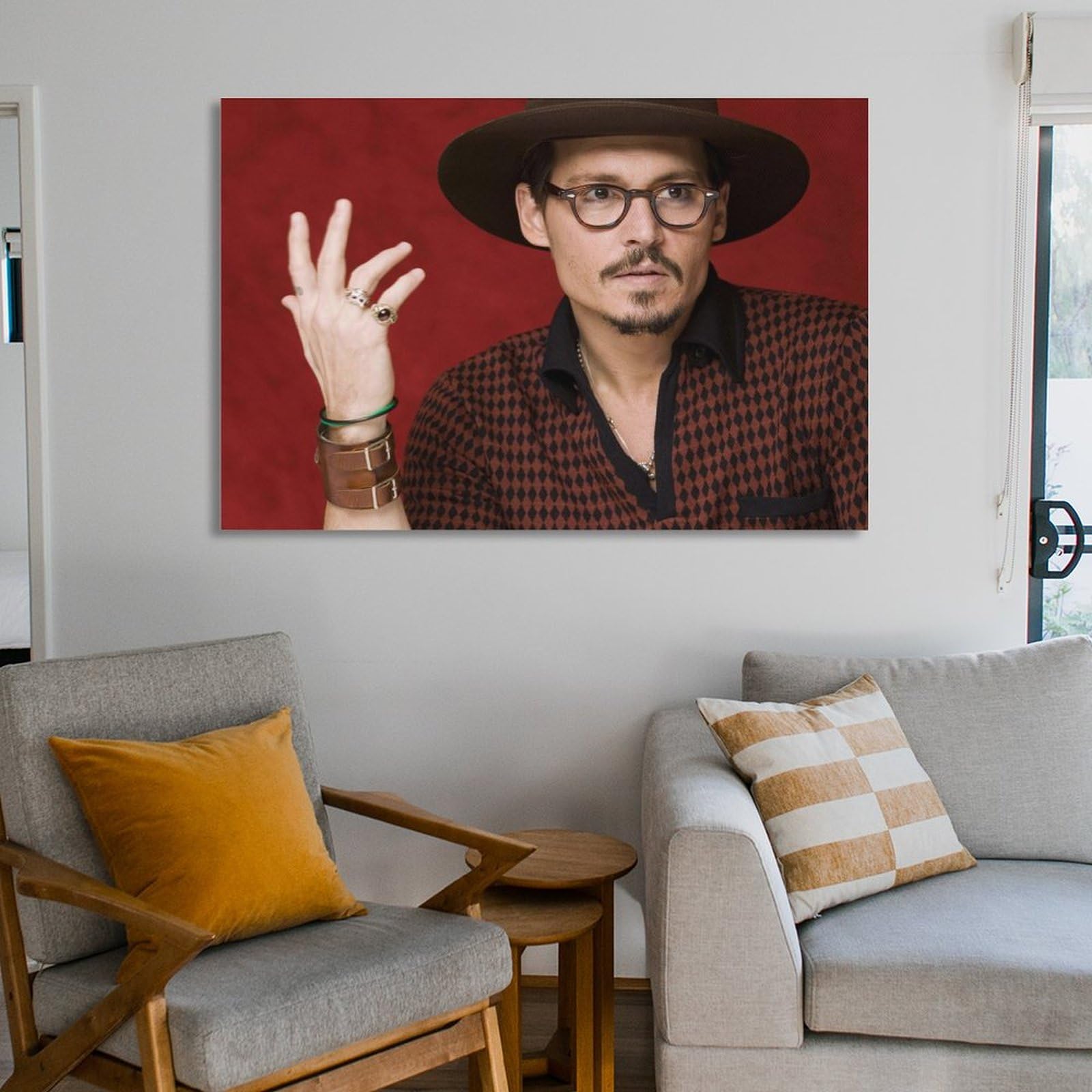 Amazon.co.jp: ジョニー・デップ 写真撮影ポスター 1 ポスター 装飾画