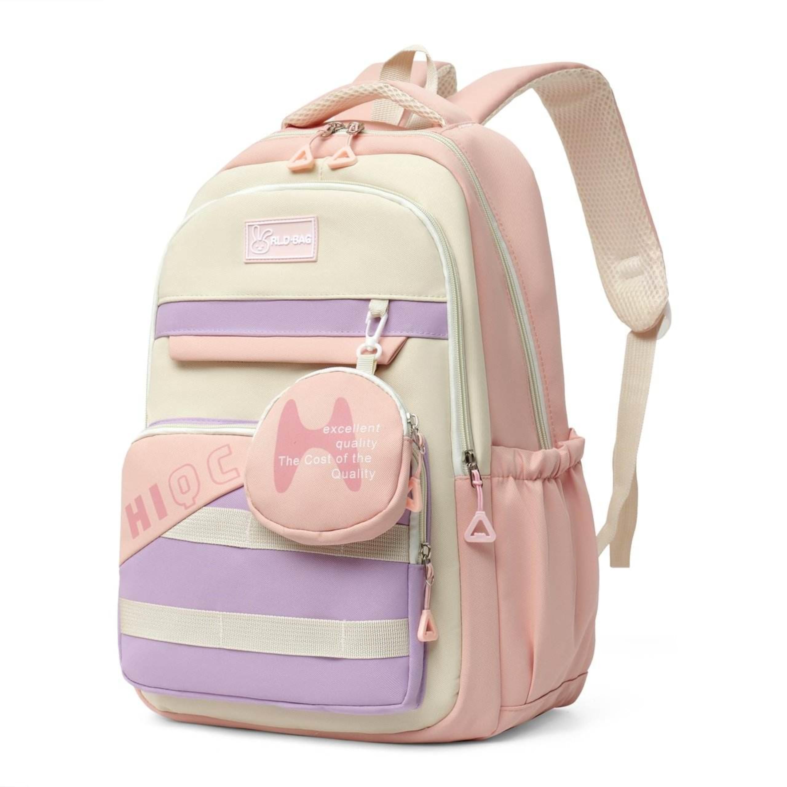 27 Litre Korean Style School Bag Water-Resistant Laptop & Travel Backpack Unisex Large 19 Inches Multipurpose Student Backpack With Burden Relief for Boys & Girls, Men & Women-image-39
