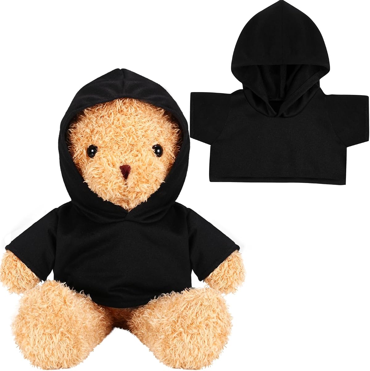 Sublimation Stuffed Bear Tshirt Fit 14-18 Inch Plush Bear Lovely Tiny Blank Stuffed Animal Clothes Easy Matching Doll Accessory Make Your Unique Stuffed Doll Outfit