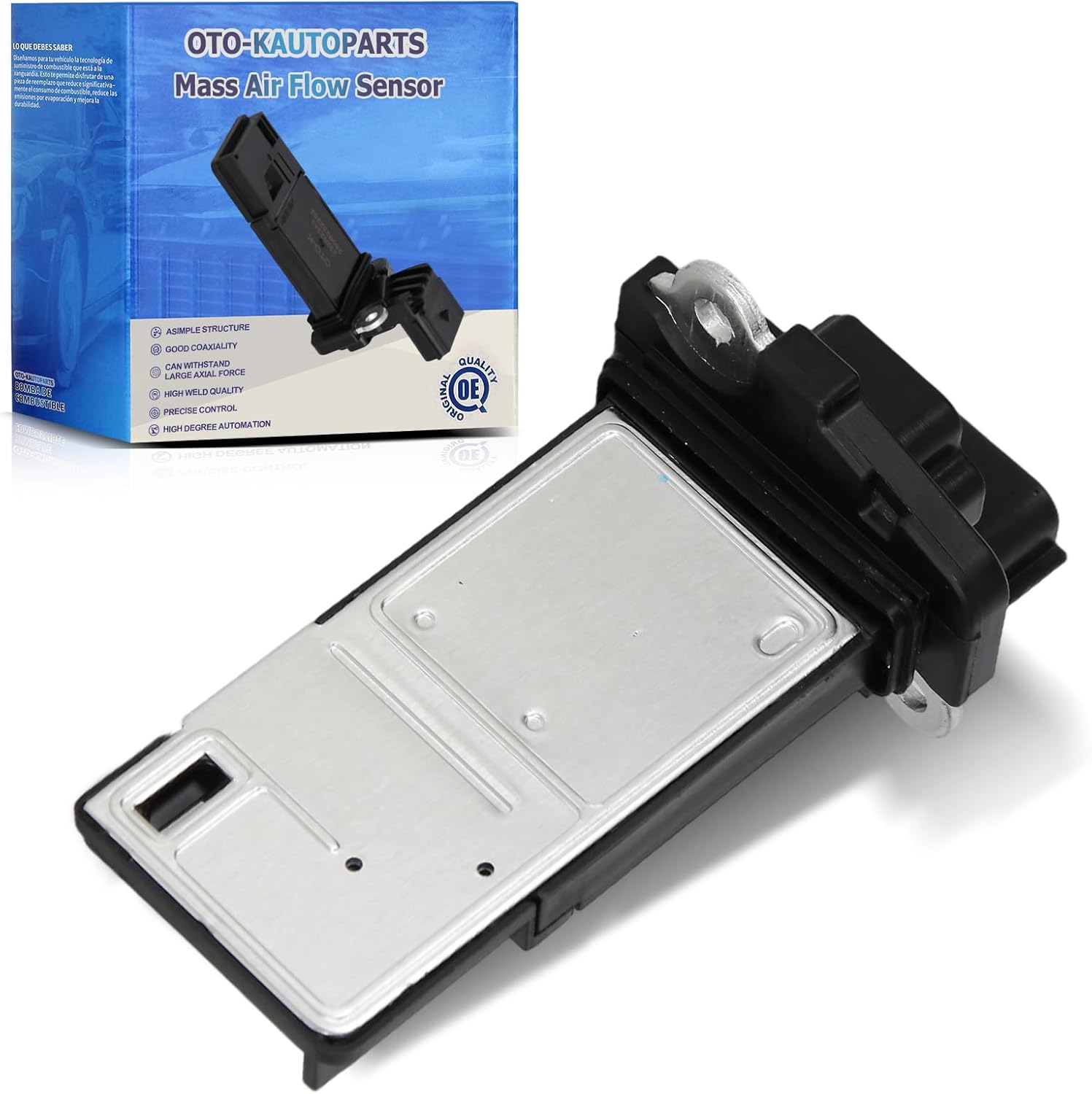 OTO-K Mass Air Flow Sensor MAF Compatible with Chevy Silverado Express Tahoe Equinox GMC Yukon Sierra Terrain Buick Enclave Envision Cadillac Escalade ATS CT6 CTS,Replaces#23262343 23118170