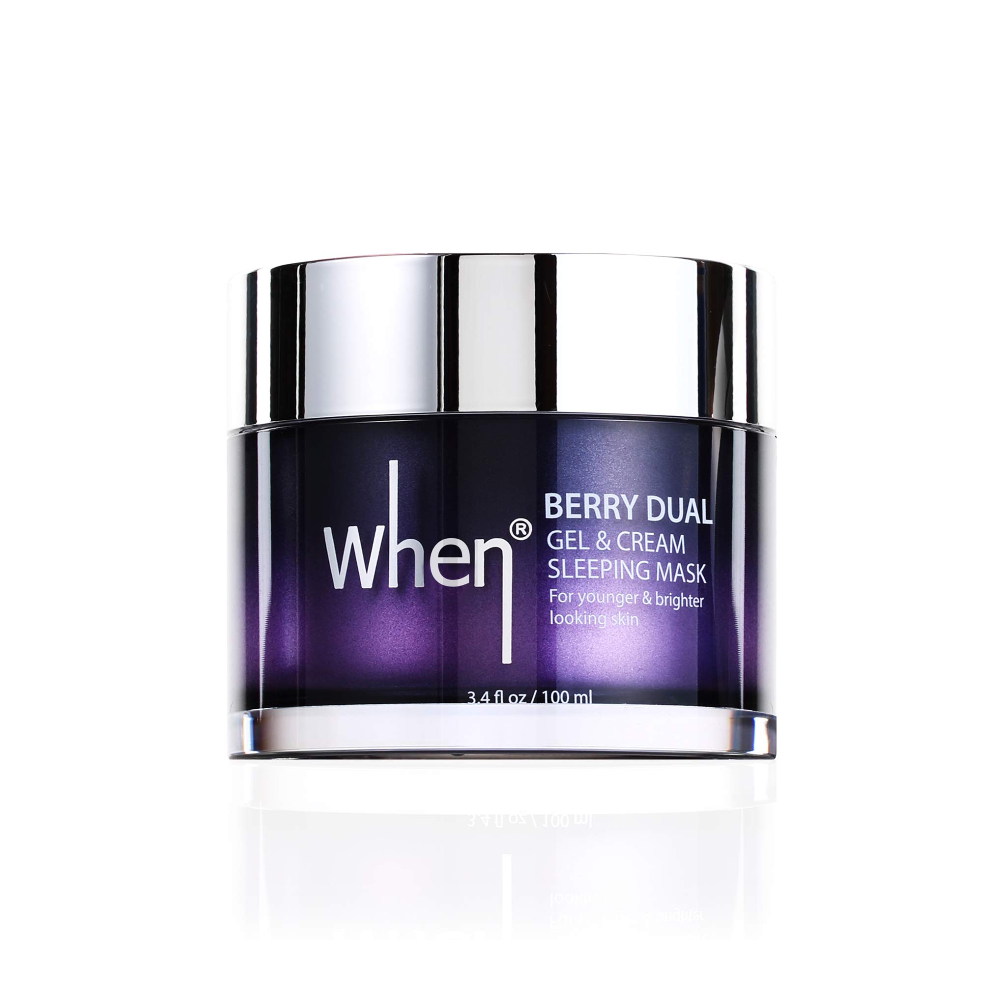 When Beauty Face Cream Mask - Korean Skin Care Deep Cleansing Soothing High-Nutrition Gentle Blackheads Dead Skin Remover Vitalizing Natural Ingredients (Sleeping Mask 100ml)
