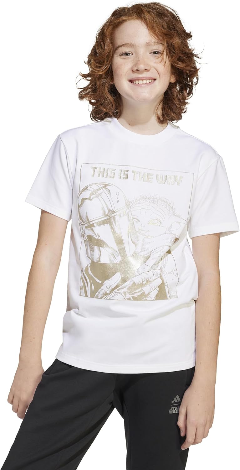 adidas Kids' Star Wars Mandalorian Graphic T-Shirt