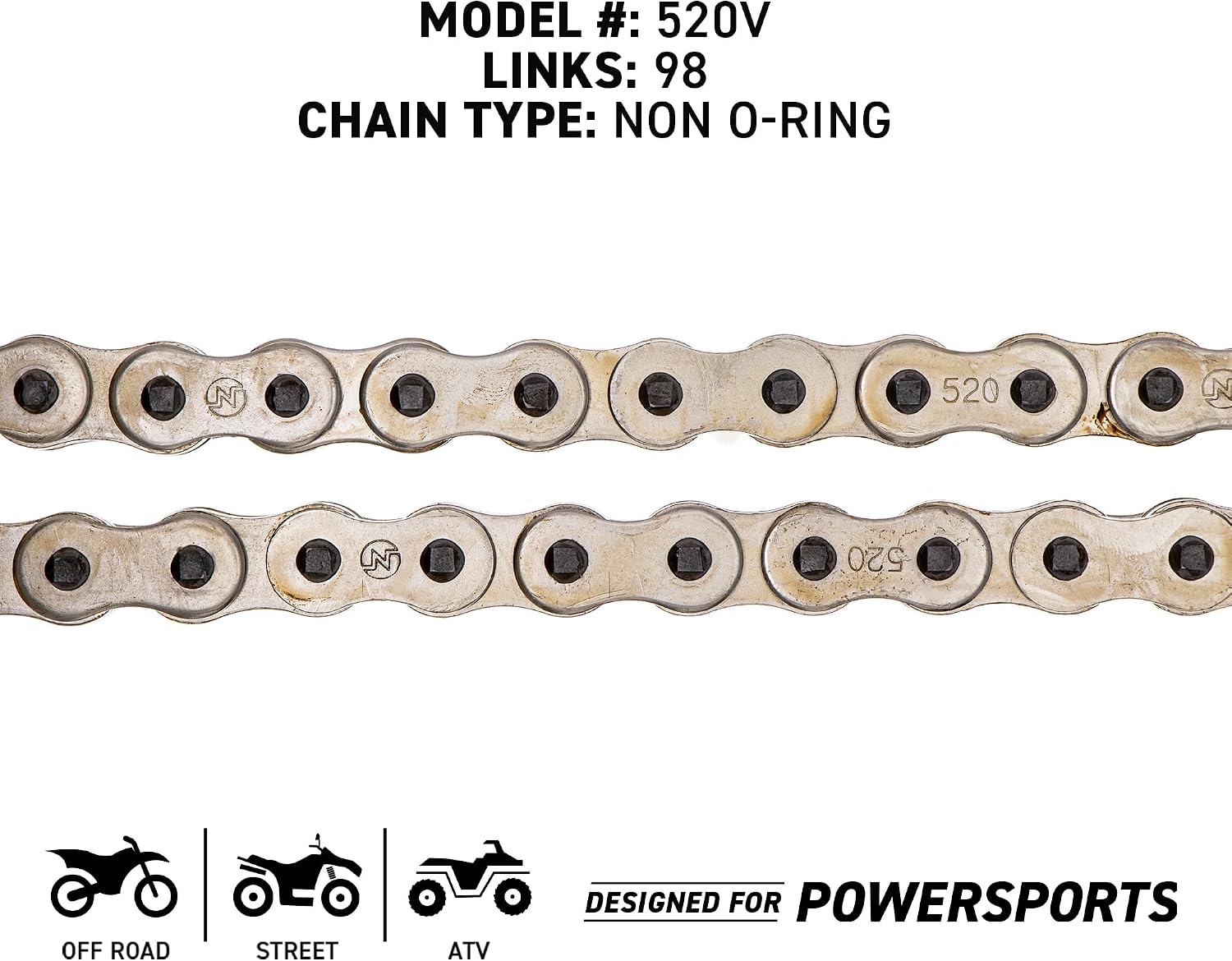 NICHE Drive Sprocket Chain Combo for Yamaha Raptor 700 YFZ450R Front 14 Rear 38 Tooth 520NZ Standard 98 Links