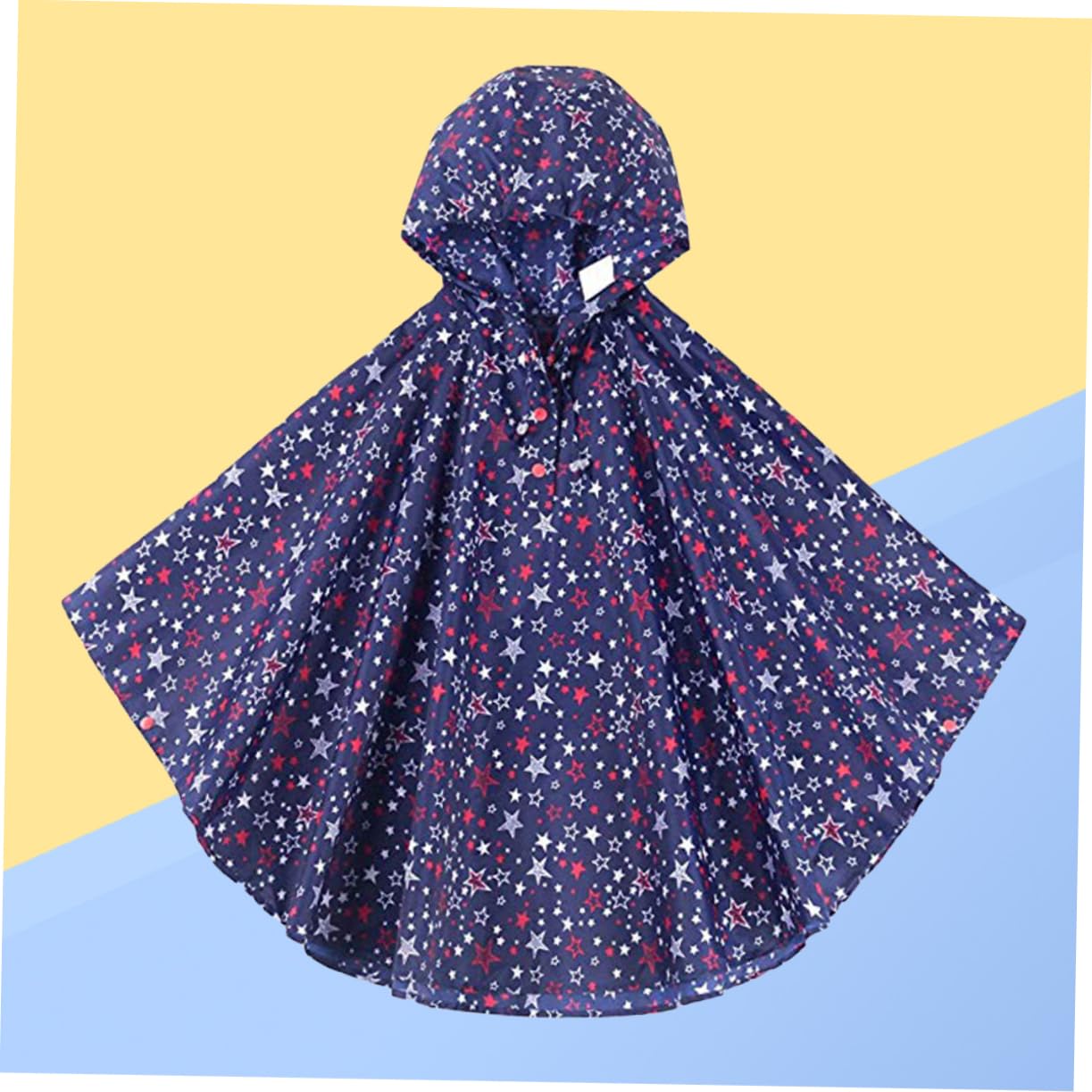 GALPADA 3piezas Chubasquero Infantil Capucha Para Niño y Poncho De y Reutilizable Color Azul