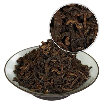 GOARTEA Puerh Tea Loose Leaf 1000g / 35.2oz 2008 Year Ripe Shu Supreme Ancient Tree - Chinese Yunnan Puer Puer Pu-erh Tea