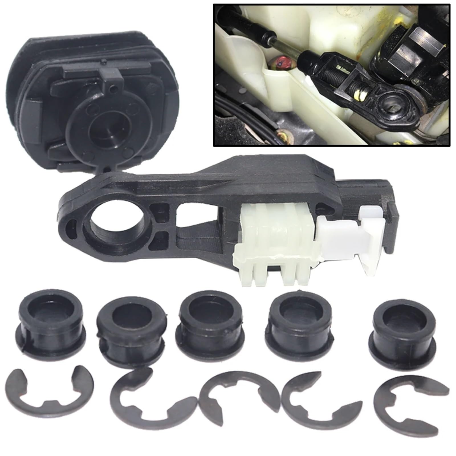 Cavo Push-pull Compatibile Con Fiat Per Sedici 2005 2006 2007 2008 2009 2010 Kit Di Riparazione Del Cavo Di Controllo Della Boccola Dell'asta Terminale Della Leva Del Cambio