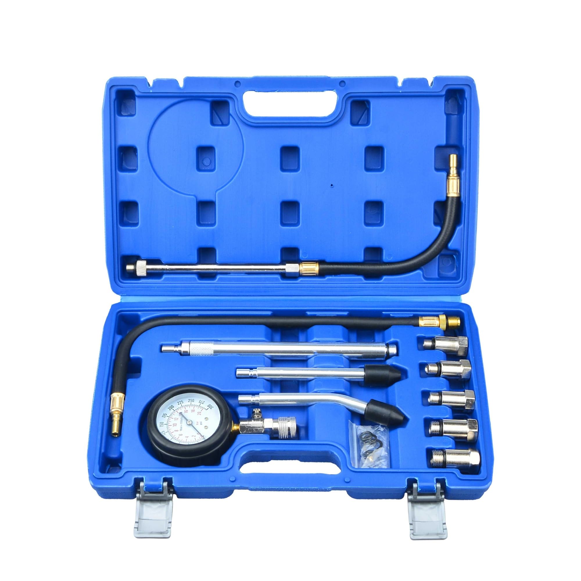 Llave Torque Medidores de coche, Detector compresor cilindro motor, prueba compresión presión conectada rápida, diagnóstico fugas Carraca Reversible Dientes
