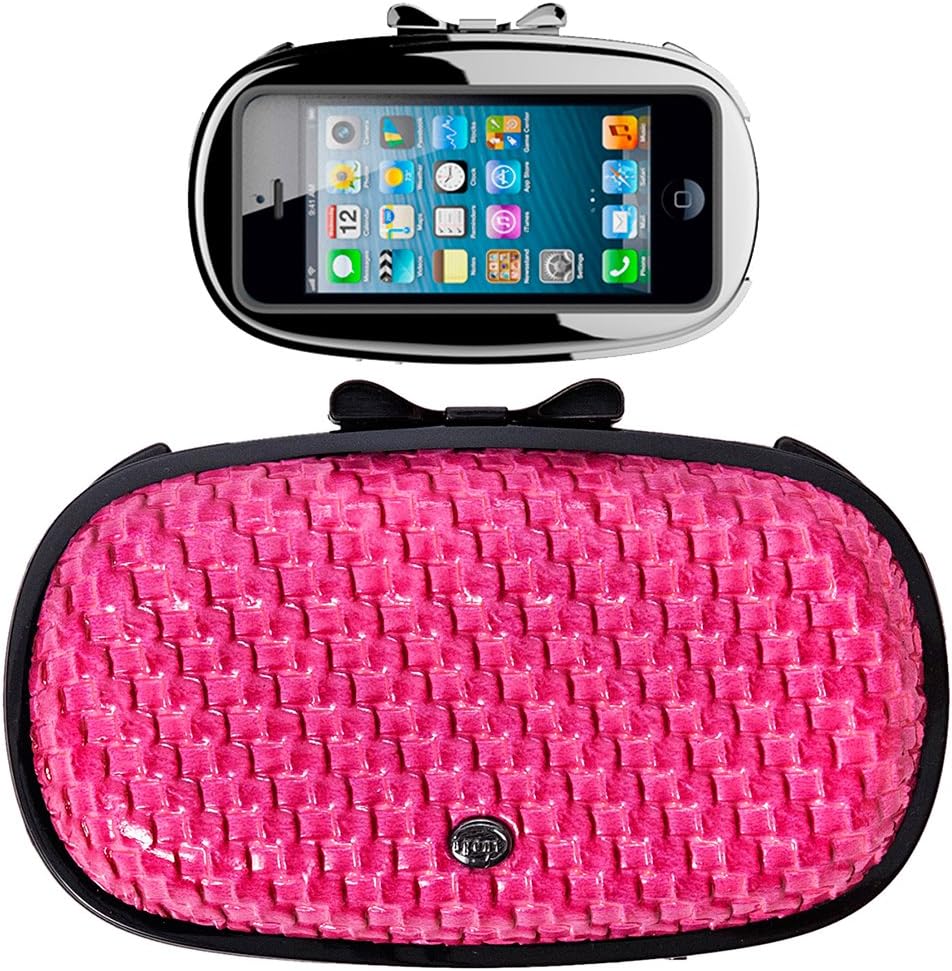 iPhone Purse Case SE, 5 & 5S Delicious Agent Pink Weave