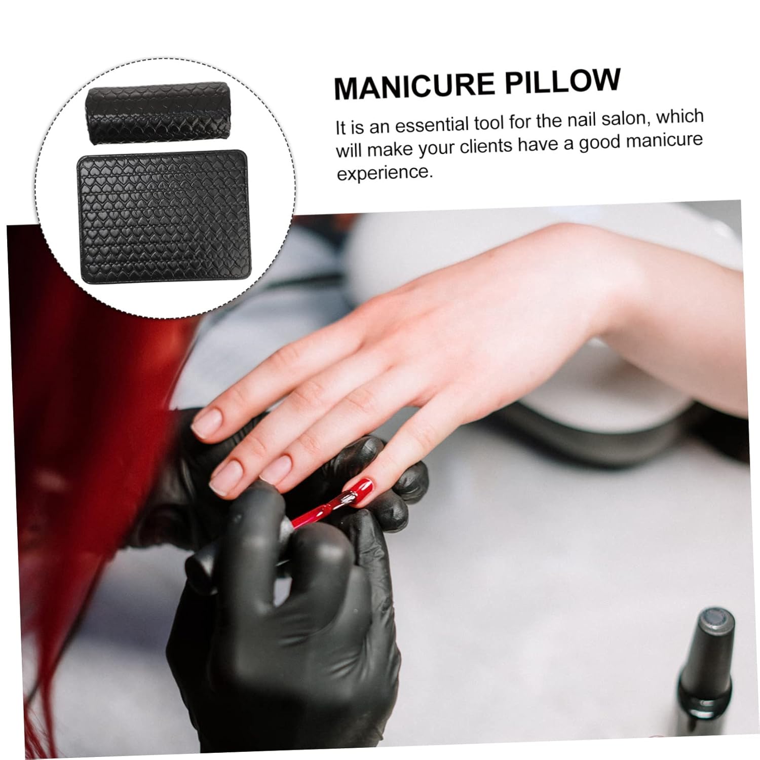 Nail Art Pillow Hand Rest 1 Set /2pcs Nail Art Hand Pillow Soft and Comfortable Arm Rest Pad