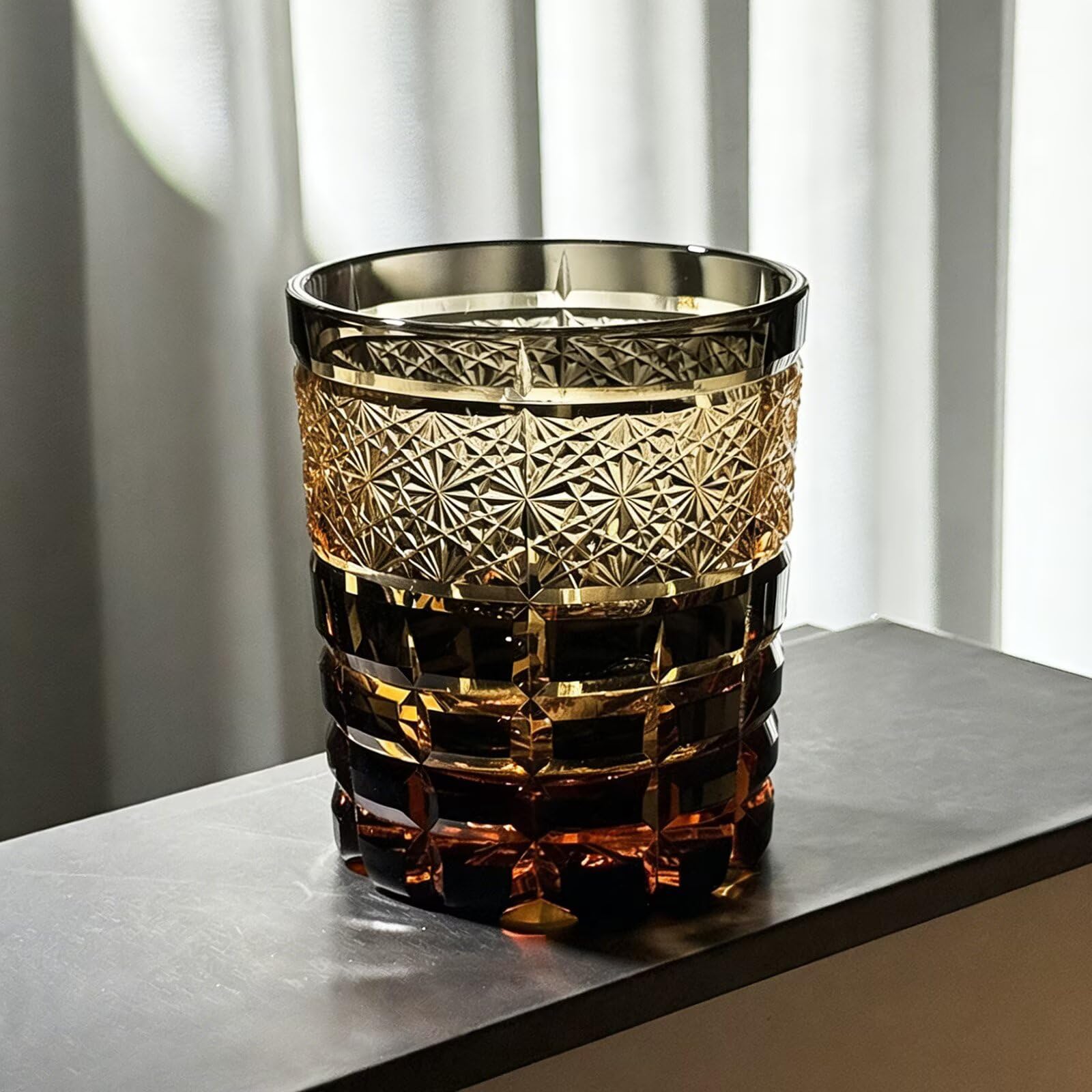 FCOVIRLEN Vaso de whisky de cristal