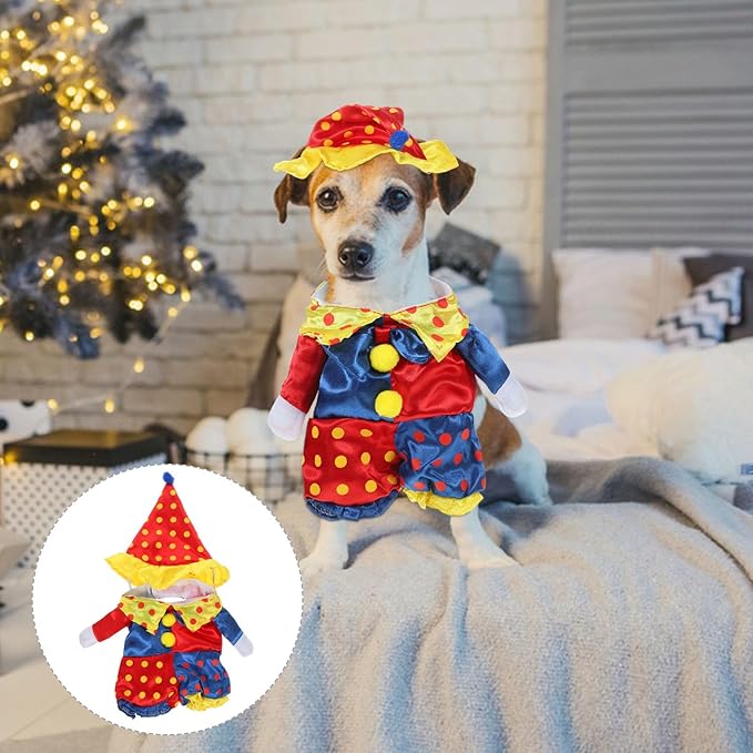 Disfraz de Payaso para Perro Talla M - ULTECHNOVO miniatura 5