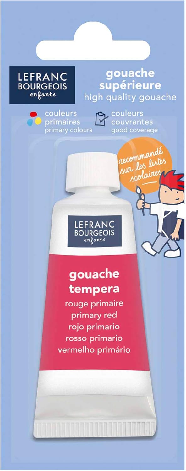 Lefranc & Bourgeois 807492 Tube Gouache Primärblau 5.9 x 3.5 x 15 cm