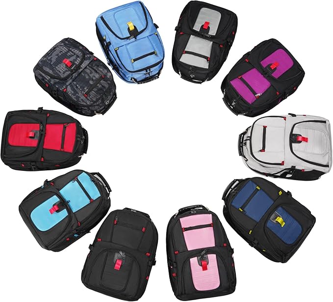 Mochila YOREPEK grande para laptop 17", negra, impermeable miniatura 8