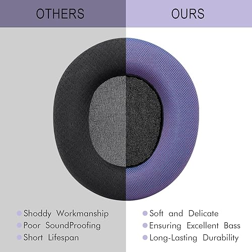 Miniatura 7 de Almohadillas de repuesto para SteelSeries Arctis Nova  Almohadillas de tela de malla mágica para auriculares Arctis Nova Pro Wired, Nova 1, 3, 4, 5,