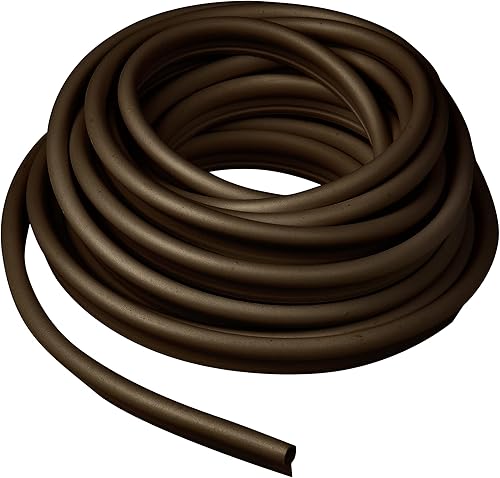 Frost King V18BH Junta de vinilo tubular, 12 pulgadas de ancho x 14 pulgadas de grosor x 17 pies de largo, marrón, 12 pulgadas x 14 pulgadas x 17