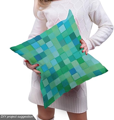 Miniatura 8 de Ambesonne The Yard, tela mexicana inspirada en la naturaleza, diseño de pájaros, flores, hojas y puntos, creatividad, tela de microfibra para artes