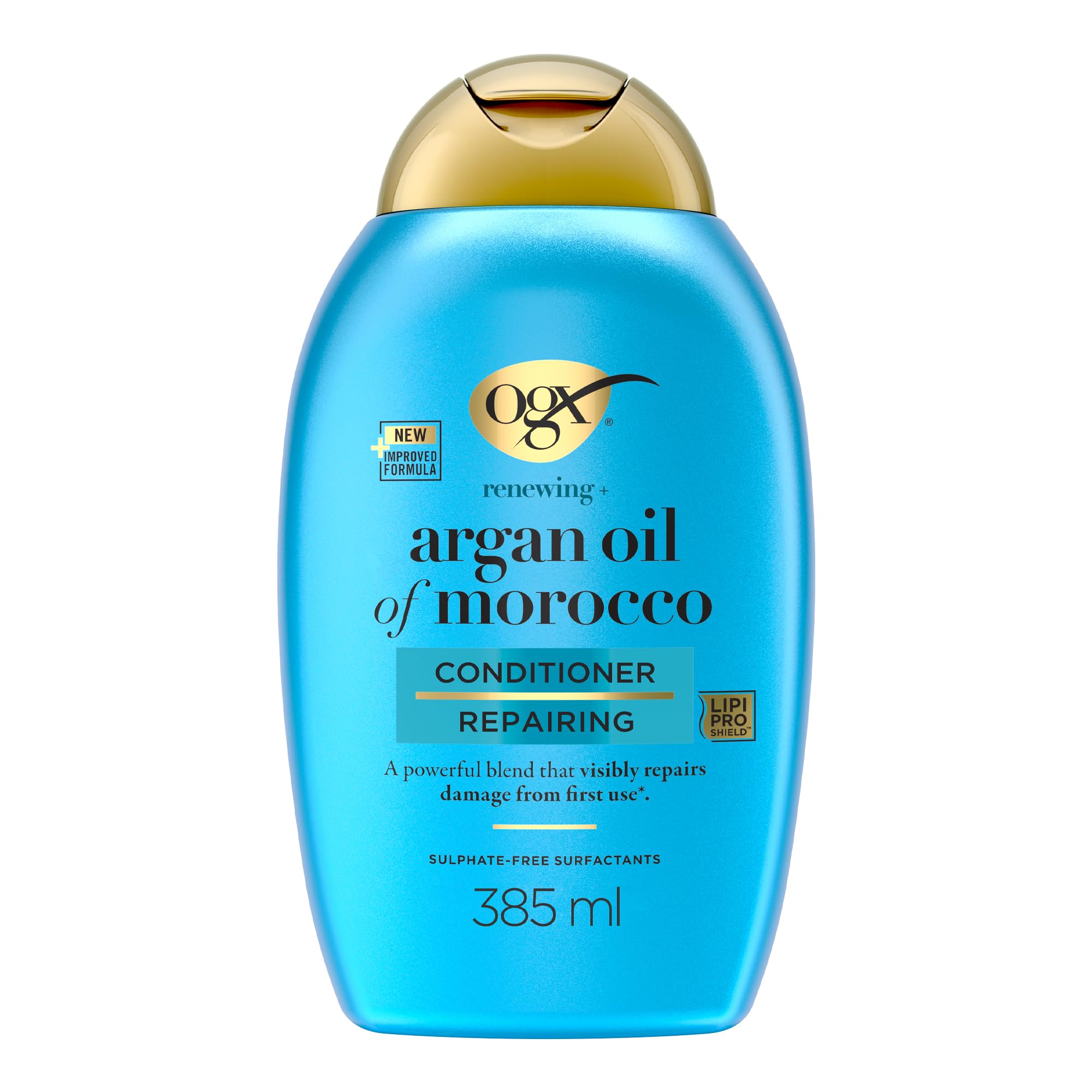 OGX | Moroccan Argan Oil Repair Conditioner (385ml Bottle) - Hair Care for Dry and Damaged Hair - Sulfate Free Conditioner