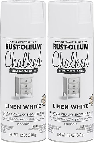 Miniatura 14 de Rust-Oleum 287722 - Pintura a la tiza ultramate para interiores, 30 onzas, capa superior transparente mate