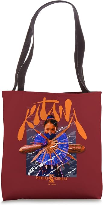 Mortal Kombat 2 Kitana Fans Tote Bag
